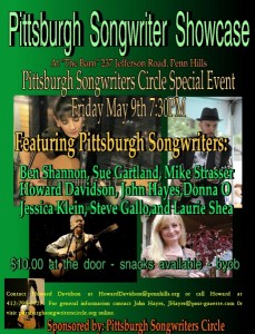 Songwriters Showcase May 9 2014
